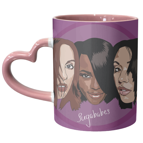 Sugababes Collection - unique mug by Catherine Critchley.