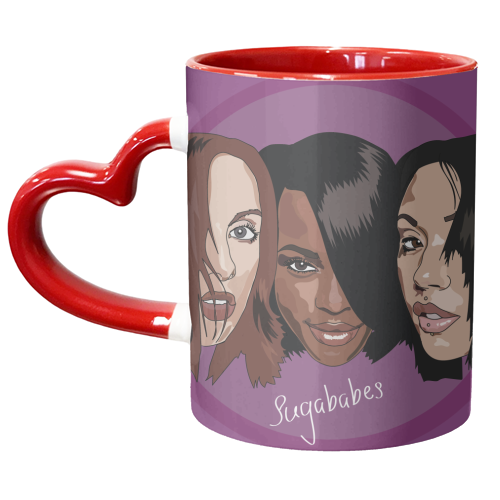 Sugababes Collection - unique mug by Catherine Critchley.
