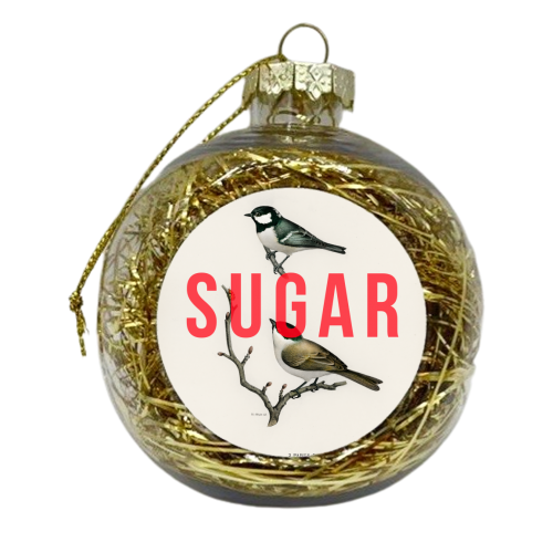 SUGAR - xmas bauble by The 13 Prints