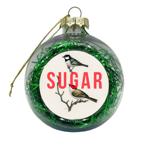 SUGAR - xmas bauble by The 13 Prints