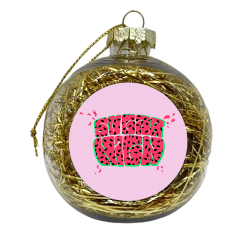 Sugar High - xmas bauble by Wallace Elizabeth