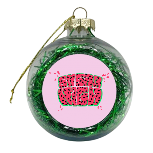 Sugar High - xmas bauble by Wallace Elizabeth