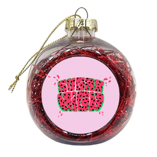 Sugar High - xmas bauble by Wallace Elizabeth