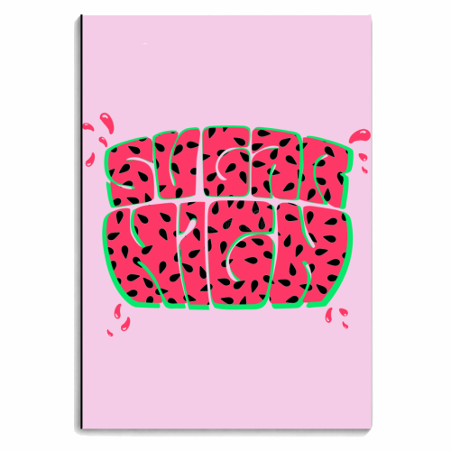 Sugar High - personalised A4, A5, A6 notebook by Wallace Elizabeth
