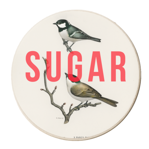 SUGAR - personalised beer coaster by The 13 Prints