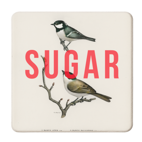 SUGAR - personalised beer coaster by The 13 Prints
