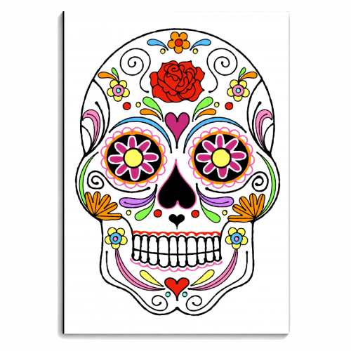 Sugar Skull - personalised A4, A5, A6 notebook by Adam Regester