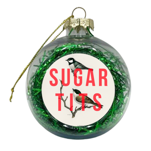 Sugar Tits | Birds - xmas bauble by The 13 Prints