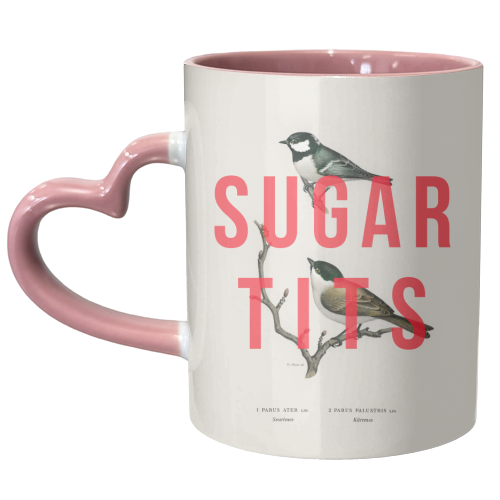 Sugar Tits | Birds - unique mug by The 13 Prints