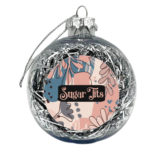Sugar Tits Funny gift - xmas bauble by Giddy Kipper