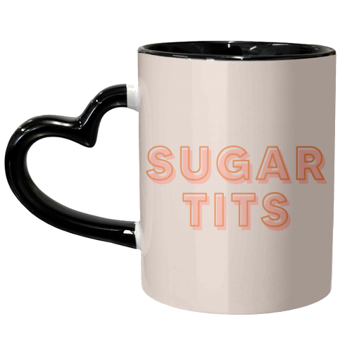 Sugartits - unique mug by The 13 Prints