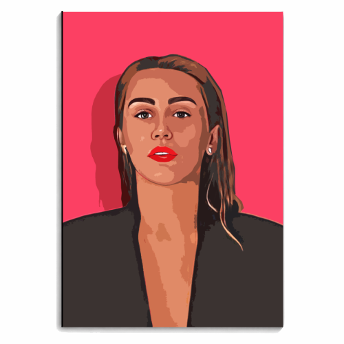 Suit Jacket Girl - personalised A4, A5, A6 notebook by DOLLY WOLFE