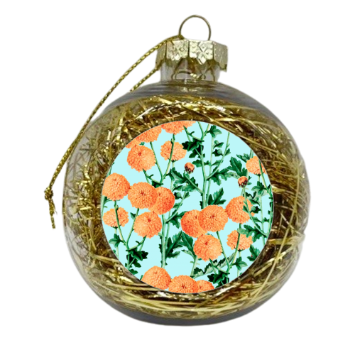 Summer Bloom - xmas bauble by Uma Prabhakar Gokhale