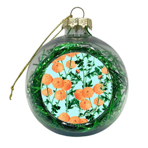 Summer Bloom - xmas bauble by Uma Prabhakar Gokhale