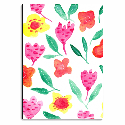 Summer blossoms - personalised A4, A5, A6 notebook by Michelle Walker