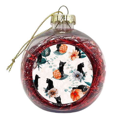 Summer Cats - xmas bauble by DejaReve