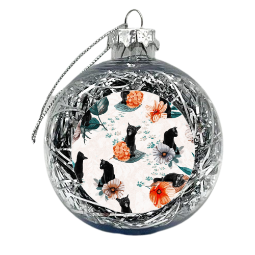 Summer Cats - xmas bauble by DejaReve
