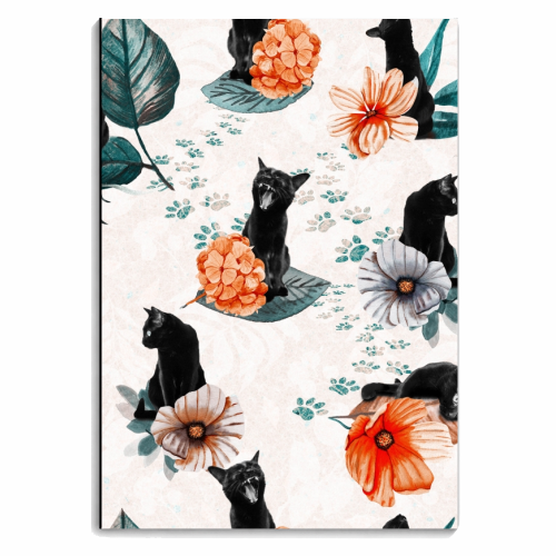 Summer Cats - personalised A4, A5, A6 notebook by DejaReve