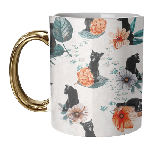 Summer Cats - unique mug by DejaReve