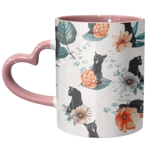 Summer Cats - unique mug by DejaReve
