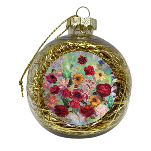 Summer - xmas bauble by Barbara Shaw