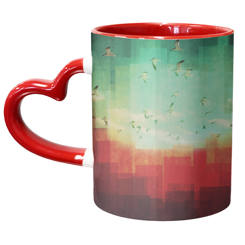 Summer City - unique mug by DejaReve