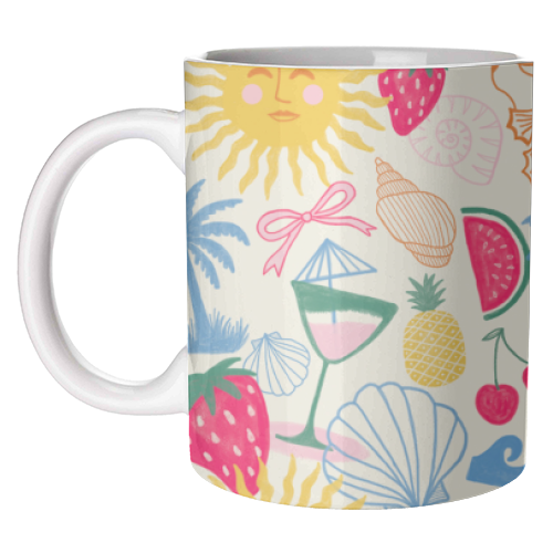 Summer Coastal - unique mug by The Boy and the Bear