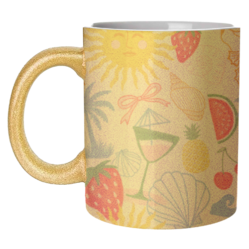 Summer Coastal - unique mug by The Boy and the Bear