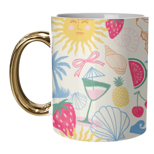 Summer Coastal - unique mug by The Boy and the Bear