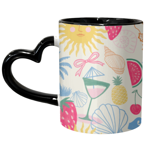 Summer Coastal - unique mug by The Boy and the Bear