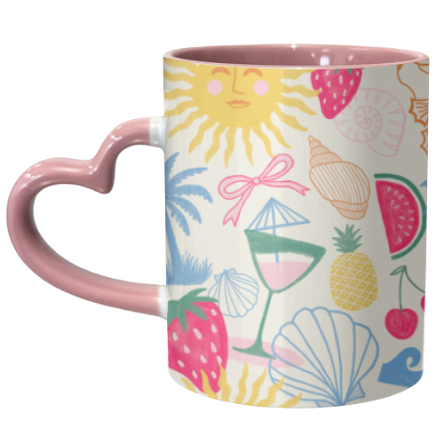 Summer Coastal - unique mug by The Boy and the Bear
