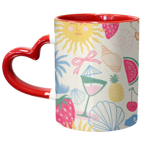 Summer Coastal - unique mug by The Boy and the Bear