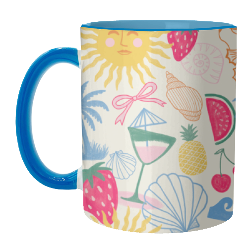 Summer Coastal - unique mug by The Boy and the Bear