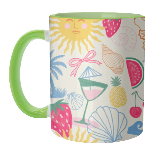 Summer Coastal - unique mug by The Boy and the Bear