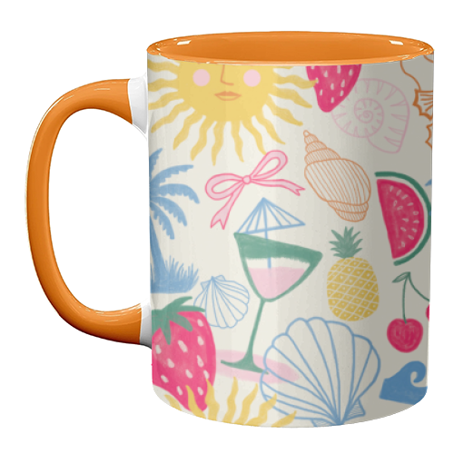 Summer Coastal - unique mug by The Boy and the Bear