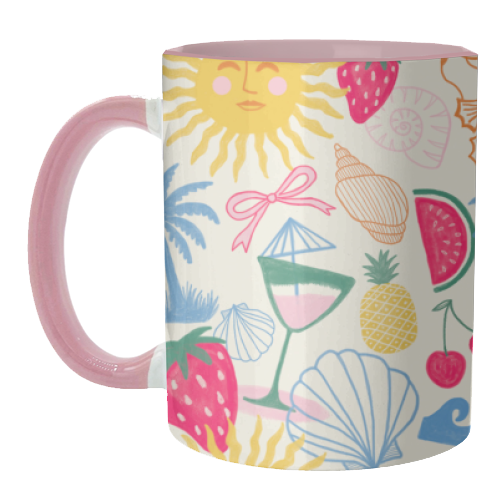Summer Coastal - unique mug by The Boy and the Bear