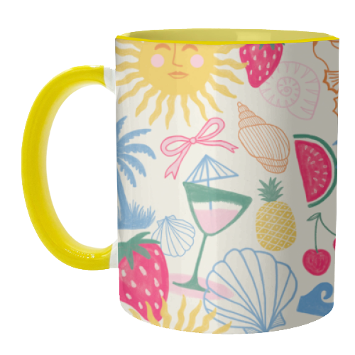 Summer Coastal - unique mug by The Boy and the Bear