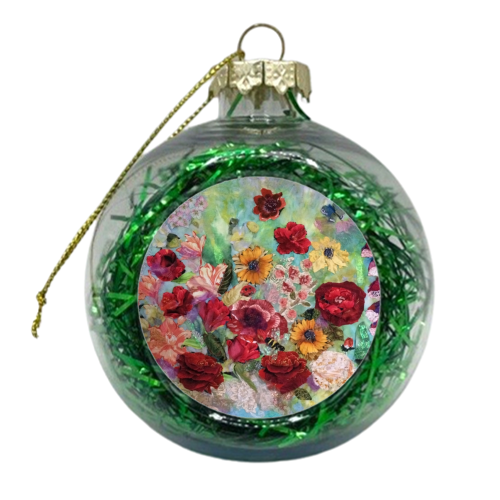 Summer - xmas bauble by Barbara Shaw