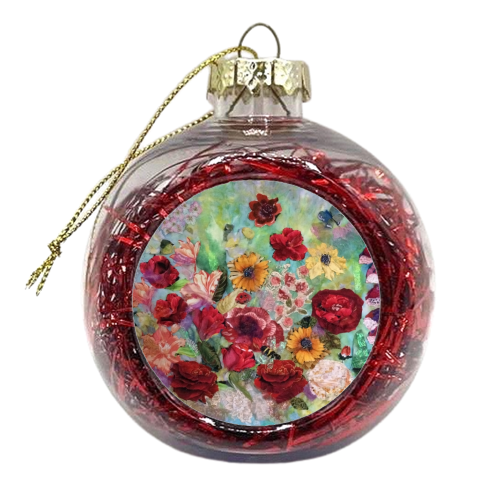 Summer - xmas bauble by Barbara Shaw