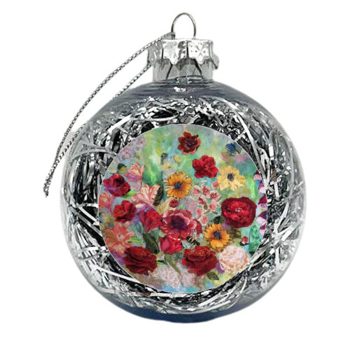Summer - xmas bauble by Barbara Shaw