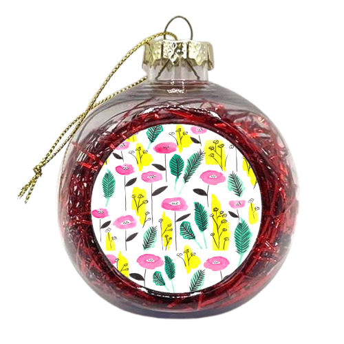 Summer field - xmas bauble by Michelle Walker