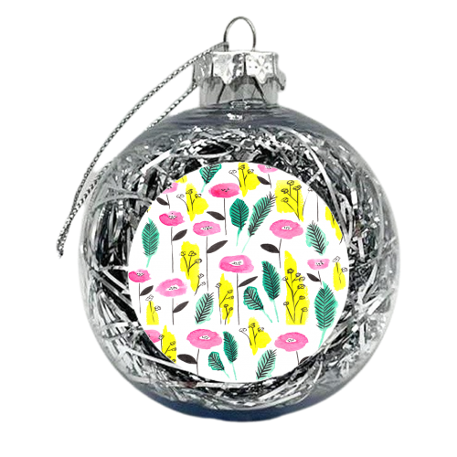 Summer field - xmas bauble by Michelle Walker