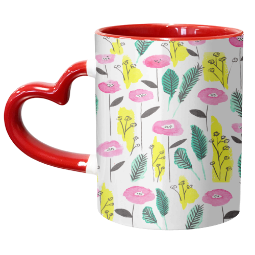 Summer field - unique mug by Michelle Walker