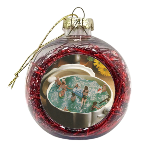 Summer food - xmas bauble by Maya Land