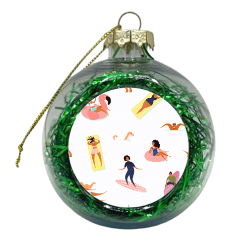 summer fun - xmas bauble by Anastasios Konstantinidis