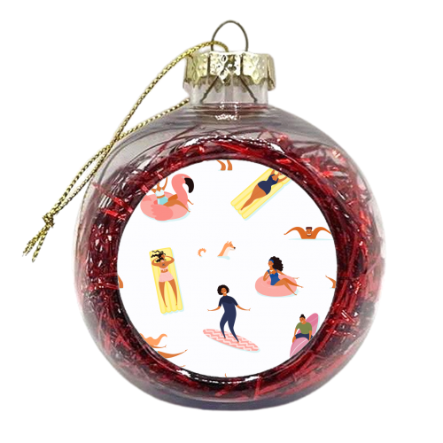 summer fun - xmas bauble by Anastasios Konstantinidis