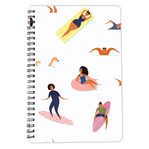 summer fun - personalised A4, A5, A6 notebook by Anastasios Konstantinidis
