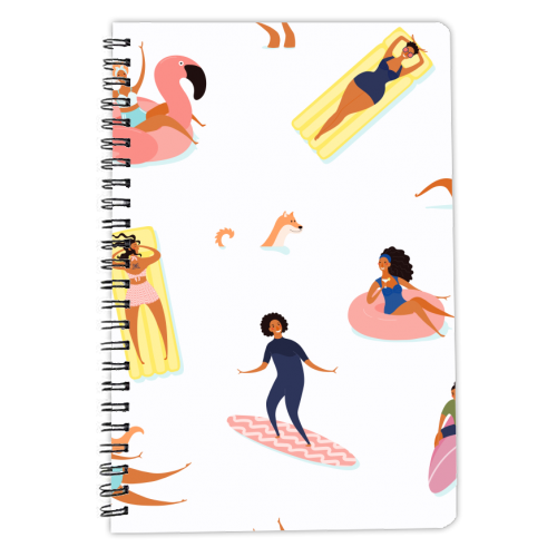 summer fun - personalised A4, A5, A6 notebook by Anastasios Konstantinidis