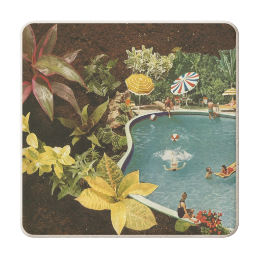 Summer fun - personalised beer coaster by Maya Land