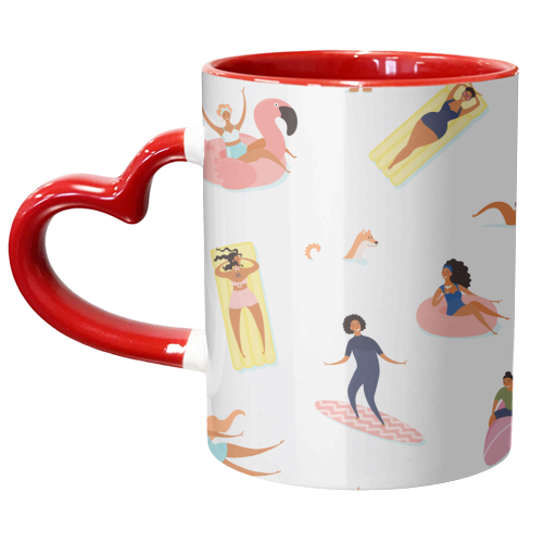 summer fun - unique mug by Anastasios Konstantinidis